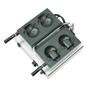 Xeoleo Professionele Commerciële Anti-Aanbaksnack <span class=keywords><strong>2</strong></span> Stuks Taiyaki Machine Ijs Beer Vorm Wafel Maker 1800W Taiyaki Wafel Maker - Product Image 2