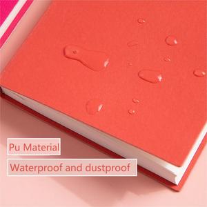 Cuaderno A6 Student-Aware con cubierta de cuero PU de color macarrón, material escolar necesario del proveedor, encuadernación de costura - Product Image 5