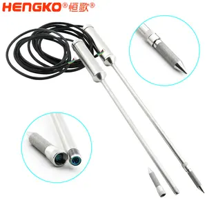 HENGKO HT301 0.5m to 1.5m long rod custom probe I2C temperature and humidity sensor for raw material piles