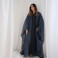 Ensemble Abaya et Hijab Musulman Multicolore à Paillettes 2025 pour Femmes Vêtements Islamiques Traditionnels avec Détails Chatoyants