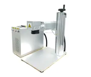 20W Draagbare Mini Fiber Laser-markering Machine Auto Knoppen