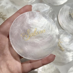 Cartes de Place Personnalisées en Coquillages pour Mariage et <span class=keywords><strong>Anniversaire</strong></span> Pafu, Inscription Individuelle, Calligraphie Personnalisée, Magnifiques Cartes de Place en Coquillages - Product Image 3