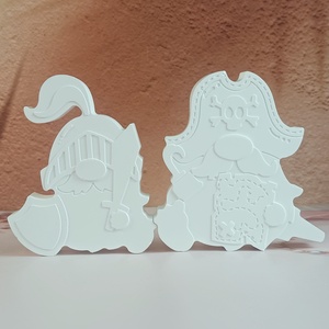 เค้กซิลิโคนแบบผสมผสานรูปทหารโจรสลัดการ์ตูน S1541ที่บรรจุในถุง - Product Image 4