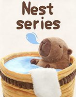 Peluche personnalisée Capybara avec bain à remous, jouet en peluche doux, poupée animal en peluche, spa de bain, vente en gros d'usine OEM ODM