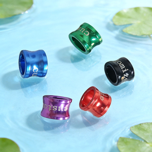 แหวนเท้าสำหรับ<span class=keywords><strong>นก</strong></span>แก้ว <span class=keywords><strong>นก</strong></span>พิราบ <span class=keywords><strong>นก</strong></span>ไทเกอร์สกิน <span class=keywords><strong>นก</strong></span>ซวนเฟิง แบบเปิด-ปิด ทำจากโลหะผสมอะลูมิเนียม รูปทรงกลม - Product Image 1