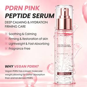 Sérum en gelée de collagène rose PDRN à étiquette privée OEM, brume hydratante pour le visage, spray boostant l'éclat, logo personnalisé - Product Image 4