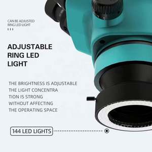 RF4 7050TVP 2024 Microscope de réparation électronique à base métallique 7-50x Microscope stéréo trioculaire avec base détachable - Product Image 2
