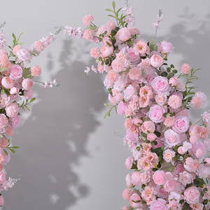 2,1 m und 2,3 m rosa Horn rahmen Florist Vorschlag Engagement Arch Dekoration Simulation Blumen - Product Image 2
