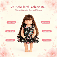Muñeca Reborn Realista de 22 Pulgadas, Cuerpo Completo de Vinilo, Aspecto de Recién Nacido, Ropa Surtida Personalizable, Muñeca de Regalo al por Mayor