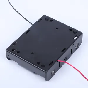 High Quality 4.5V 3D Battery Holder Case With Wire Battery Box/holder/case User D Battery