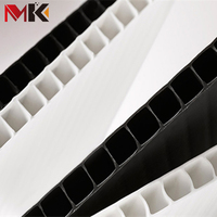 Feuille de plastique ondulé rigide de 10 mm 12 mm recyclée 4 x 8 feuille de polypropylène feuille creuse PP feuille ignifuge Danpla