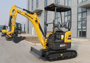 Miniexcavadora Shantui SE17 de 1.7 toneladas, de alta rentabilidad y bajo costo, excavadora hidráulica para proyectos de paisajismo y excavación. - Product Image 6