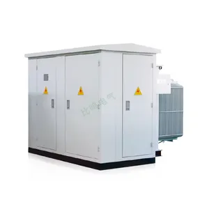 Subestação tipo caixa de transformador personalizada para energia eólica, estação de energia eólica tipo caixa 100a para uso industrial e comercial