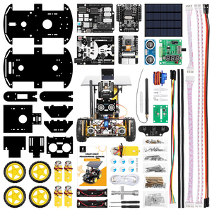Tscin buny ESP32 CAM Sonnen kollektoren Ultraschall-Hindernis vermeidung STEM Pädagogische elektronische Projekte Roboterauto-Kit für <span class=keywords><strong>Arduino</strong></span> - Product Image 1
