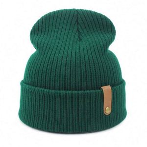 Warm Winter <b>Hats</b> <b>Men</b> Women Ski Cap Big Bone Knitted <b>Hat</b> with 3D Embroidery Custom Beanie Common - Product Image 3
