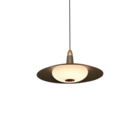 Lustre LED moderne haut de gamme en aluminium gris, design élégant et luxueux, 3000K/5700K, trois couleurs, 5 niveaux