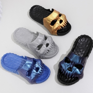 EVA Printing Funny Face slides pantoufles sandales slide personnalisées pour hommes - Product Image 3