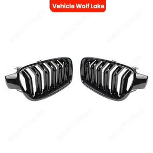 Parrilla Delantera BMW Negra Brillante de Doble Barra para F30 F31 F35 2012-2018, Material ABS, Mejora de Diseño - Product Image 5