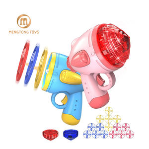 Promotion Classique Disque Volant Jouet pour Enfants En Plastique <span class=keywords><strong>Toupie</strong></span> <span class=keywords><strong>avec</strong></span> Lumière Clignotant Gyroscope Rotatif Gyro Lanceur <span class=keywords><strong>Pistolet</strong></span> - Product Image 1