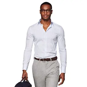 OEM MTM nach maß Männer Multi farbe Büro Hemd Weißes Hemd Männer Slim Kurzarm Shirts