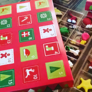 Conto alla rovescia per le vacanze giocattolo per cani <span class=keywords><strong>di</strong></span> <span class=keywords><strong>natale</strong></span> dolcetti per animali confezione regalo scatole vuote per calendari dell'avvento per cani - Product Image 3