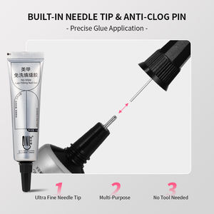 <span class=keywords><strong>Pegamento</strong></span> acrílico transparente <span class=keywords><strong>para</strong></span> <span class=keywords><strong>uñas</strong></span> de Gel UV, adhesivo fuerte, sellado de bordes sin lavado, relleno de huecos suaves, diamantes de imitación <span class=keywords><strong>para</strong></span> Pegatinas de <span class=keywords><strong>uñas</strong></span> de Gel - Product Image 3