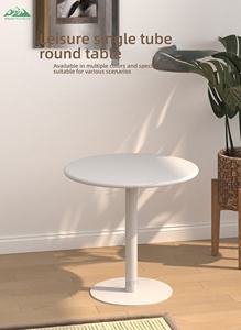 Tavolo Quadrato da Esterno Wayon in Metallo <span class=keywords><strong>Nero</strong></span> con Base a Croce a Quattro Gambe per Giardino, Patio, Caffè e Ristorante - Product Image 6