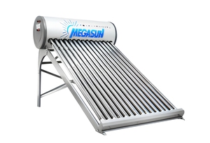 Chauffe-eau solaire Megasun 400L à tubes sous vide en acier inoxydable, thermosiphon passif, utilisation extérieure - Product Image 5