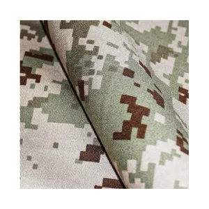 67 cotton 33 polyester waterproof desert digital camouflage fabric