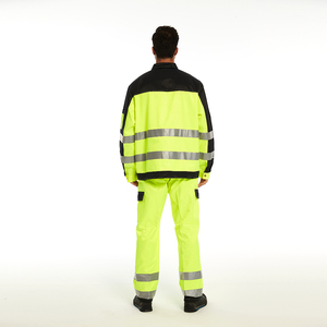 Veste de sécurité réfléchissante haute visibilité et pantalon cargo pour hommes et femmes - Product Image 3