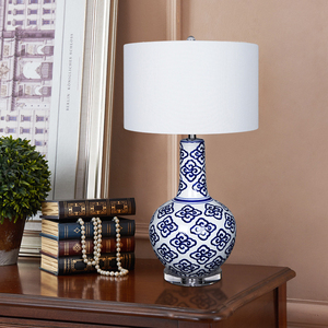 Coastal Seashell Accent Phòng Ngủ Hiện Đại Sang Trọng Phòng Khách Trang Trí Đèn Bàn Bằng Gốm - Product Image 3