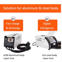 FUNISI F95ES+6100 Machine à tirer les bosses de carrosserie automobile en acier et aluminium, soudage par points, outils de réparation de carrosserie automobile
