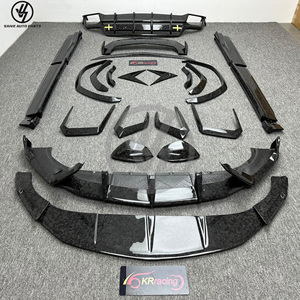 Kits de Carrocería de Fibra de Carbono Forjada Estilo Topcar para Lambo URUS 2018-2019, Difusor Delantero de Carbono, Alerón Trasero, Parachoques, Faldones Laterales - Product Image 4