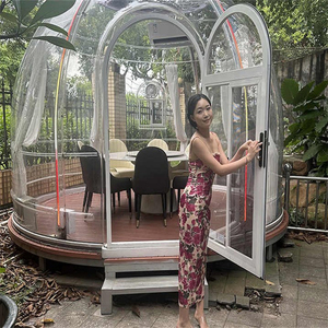 Dôme isolé pour glamping en plein air, hôtel, maison en dôme en aluminium PC, maisons à bulles élégantes et durables - Product Image 5