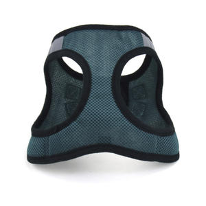 小型中型犬猫用ダブルDリング,反射無し天気メッシュステップインエアドッグハーネス - Product Image 6