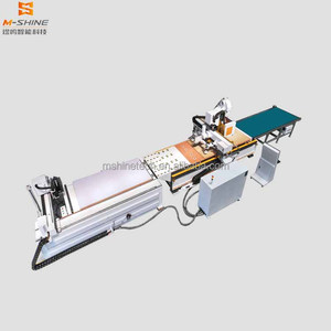 Machine de gravure sur bois CNC M-SHINE1330 à prix abordable pour ligne de production de meubles avec étiquetage automatique, en vente - Product Image 5