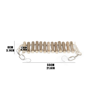 <strong>Bird</strong> Toys for Conures with Colorful <strong>Ladder</strong> Hammock,Chew Toys, Colors of Wood <strong>Ladder</strong> - Product Image 4
