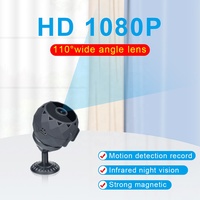 QZT Mini cámara cámaras de seguridad pequeña 1080p Hd Nanny Cam con visión nocturna