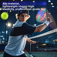 Raquette de beach tennis lumineuse et durable en stock usine pour débutants, pagaie récréative avec USB, en ABS