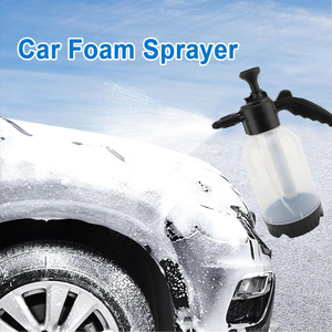 Botella de Plástico de 2L con Pulverizador Manual de Espuma a Presión, Resistente a Ácidos y Álcalis, con Boquilla Blanca/Negra, Herramientas para Lavado de Autos - Product Image 4