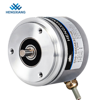 Encodeur rotatif incrémental HENGXIANG S58 avec arbre plein de 10 mm type D, 5 V CC, IP65, jusqu'à 23040 PPR, alarme, fixation par vis, certifié CE