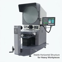 Proyector de Perfil Óptico Digital Rational WCPJ-4025 con Pantalla Extra Grande de 400 mm, Resolución de 0.5 m, 110-220 V, 1 Año de Garantía