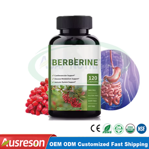 Tablet Berberin HCl Ausreson Pure Berkualitas Tinggi 1000mg Plus Suplemen Akar Kayu Manis Asli Ceylon Tablet Berberin - Product Image 2