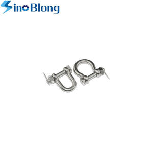 Manille en acier inoxydable Manille marine Gréement <span class=keywords><strong>Bateau</strong></span> de levage Manille en D - Product Image 2