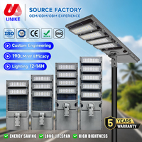 Lampu Jalan Tenaga Surya LED Terpadu All in One, Tahan Air IP66, 30W 35W 40W 50W 60W, Lensa PC Aluminium, Promo Panas