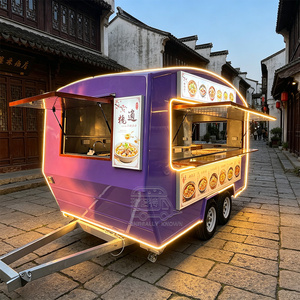 Fast Food Vending Trailer Mobile Kitchen Trailer Overseas Food Trailer Food Shop Juice Concession Trailer - Product Image 5