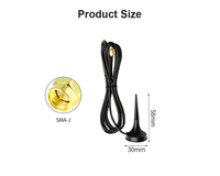 2.4G 5.8G antenne double bande SMA connecteur mâle Base magnétique pour passerelle routeur Mobile Hotspot téléphone domestique sans fil câble de 3m
