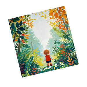 Libro para Colorear A4 para Descompresión y Relajación, Diseños Lindos Dibujados a Mano para Niños, Encuadernación en Espiral, Tapa Dura, Papel de Arte, Impresión Personalizada - Product Image 1