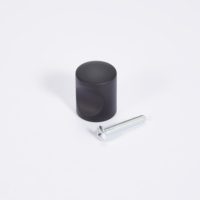 Botones de Mueble Sólidos de Acero Inoxidable, Tiradores de Cajón de Un Solo Orificio con Tornillo
