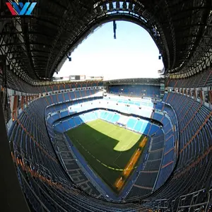 Haute qualité en acier de stade de cadre en acier système de toit en treillis